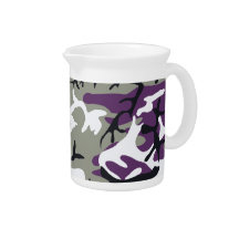 Purple Camouflage Pitcher