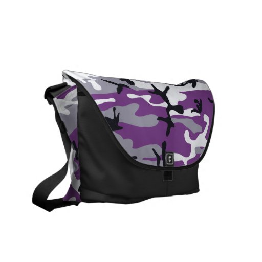 Purple Camouflage Rickshaw Messenger Bag Purple Camouflage Rickshaw Messenger Bag