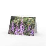Purple Canterbury Bells 1 Greeting Card