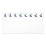 Purple Canterbury Bells Picture Card