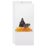 Purple caped vampire with 3 headed dog rack cards