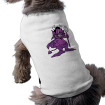 Purple Cartoon Demon pet clothing by alternateworlds Purple Cartoon Demon pet clothing