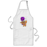 Purple Cat Dude Aprons