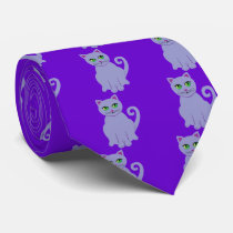 Purple Cat Neckties
