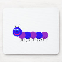 purple caterpillar mousepads