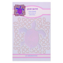 Purple Celtic Knot Turtle Personalized Stationery