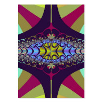 Purple Centipede Fractal Business Cards