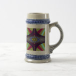 Purple Centipede Fractal Coffee Mugs