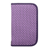 Purple Checked Rickshaw Folio Planners