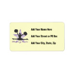 Purple Cheering Rocks T-shirts and Gifts Personalized Address Labels