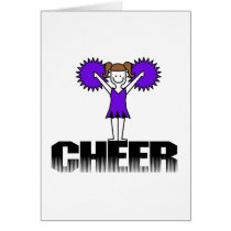 Purple  Cheerleading T-shirts and Gifts cards