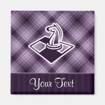 Purple Chess Magnets