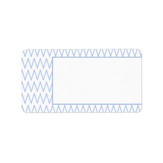 Purple Chevron Pattern Blank Address Labels label