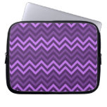 Purple Chevrons Zigzag Designer Laptop Sleeve