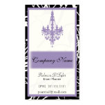 purple Chic Business Cards business cards