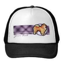 Purple Chow Chow Mesh Hats