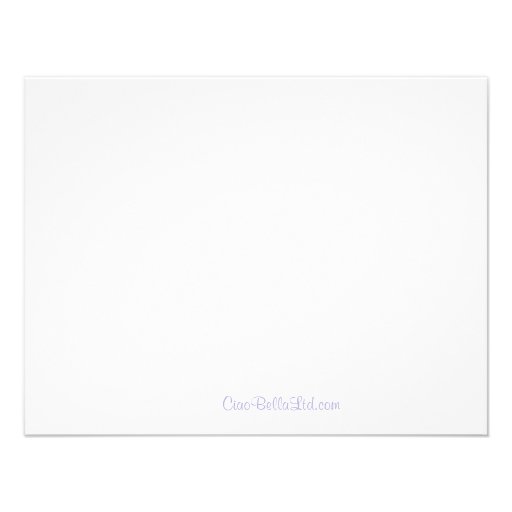 Purple Christening Scroll For Baby Girl Personalized Invitations