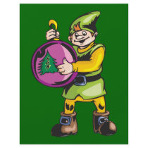 Purple Christmas Ornament and Elf Flyers