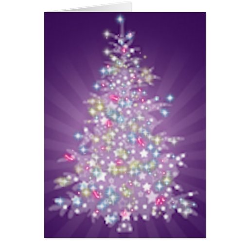purple christmas tree greeting card zazzle purple christmas tree greeting card zazzle