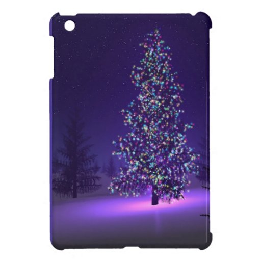 purple christmas tree ipad mini cover zazzle purple christmas tree ipad mini cover zazzle