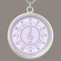 Purple Circle of Fifths necklaces