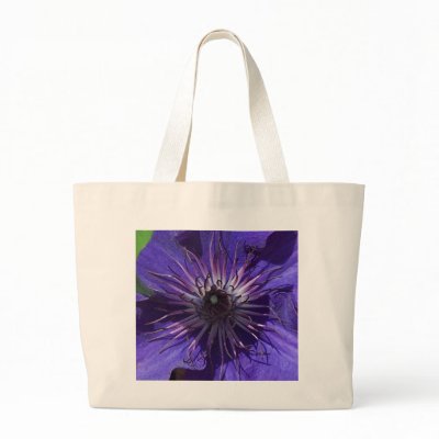 Purple Clematis Bag by gettingreen