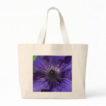 Purple Clematis Bag by gettingreen Purple Clematis Bag