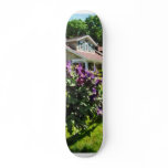 Purple Clematis on Rustic Fence Skate Decks