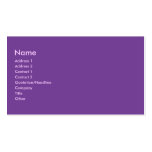 Purple color business cards
