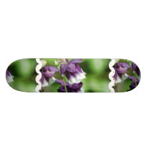Purple Columbine Skateboard