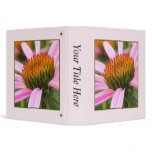 Purple Coneflower Vinyl Binder