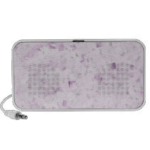 Purple Confetti Customizable Doodle Speaker speakers