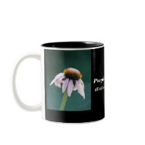 Purple Conflower Coffee Cup mugs by Russ45 Purple Conflower Coffee Cup mugs