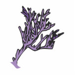 Purple coral photo sculptures