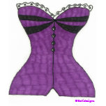 Purple Corset T-shirt