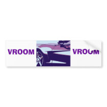 Purple Corvette bumper stickers by Incatneato Purple Corvette bumper stickers