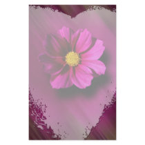 Purple Cosmo with Blurred Background Stationery Design