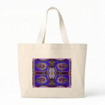 purple cosmos swirl bags