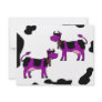 Purple Cow Personalized Invites