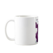 Purple Cow Quite Possibly Contemplating Flight Mug