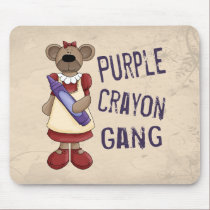 Purple Crayon Gang mauspads