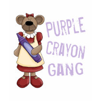 Purple Crayon Gang t-shirts