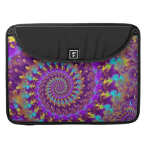 Purple Crazy Fractal MacBook Pro Sleeves