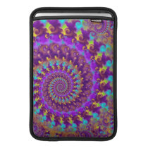 Purple Crazy Fractal Sleeves For MacBook Air