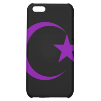 Purple Crescent & Star.png Case For iPhone 5C