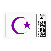Purple Crescent & Star.png Stamp