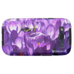 Purple Crocus Samsung Galaxy S3 Case *personalize*