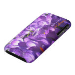 Purple Crocuses iPhone 3 case *personalize*