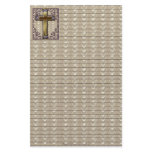 Purple Cross Lined Stationary stationery