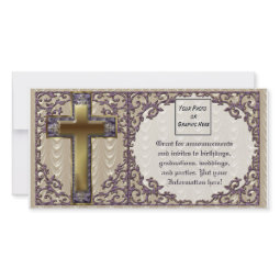Purple Cross Photo Card photocard
